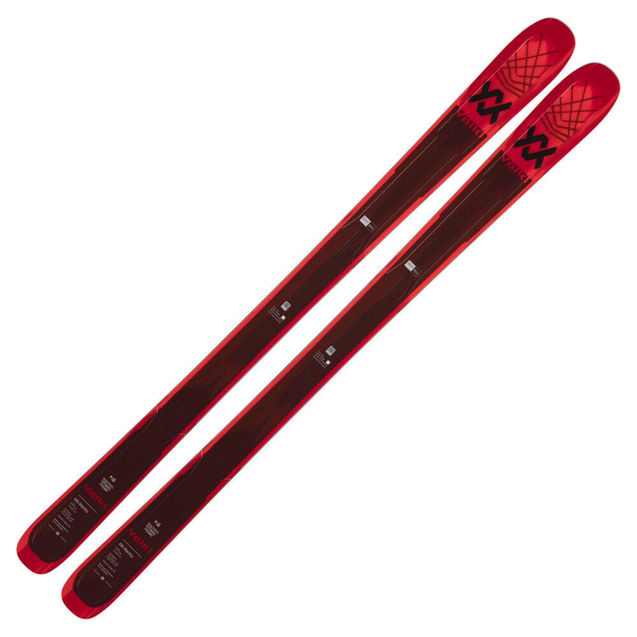 VOLKL M6 Mantra Black/Red Skis (122404)