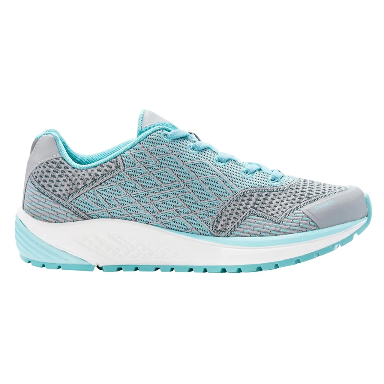PROPET Women's Propet One Gray/Mint Shoes (WAA102M-GMI) - Image 2