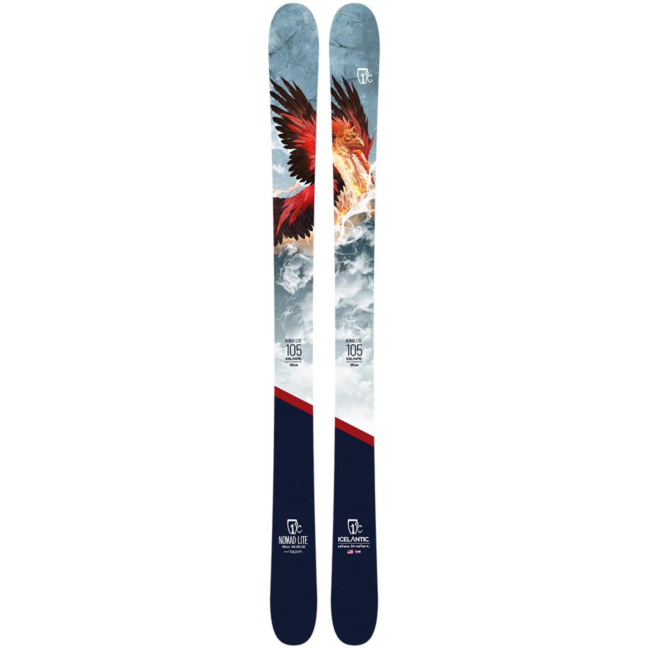 ICELANTIC Nomad Lite Skis (HGSKI22034-par)