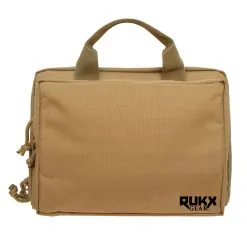 AMERICAN TACTICAL IMPORTS RUKX Gear Double Pistol Tan Case (ATICTDPCT)
