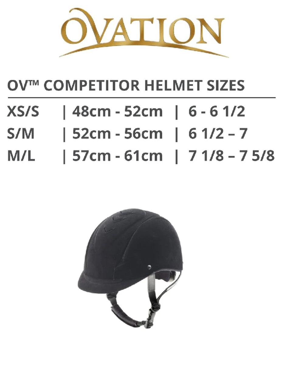 OVATION Competitor Black Helmet (467775BLK) - Image 3