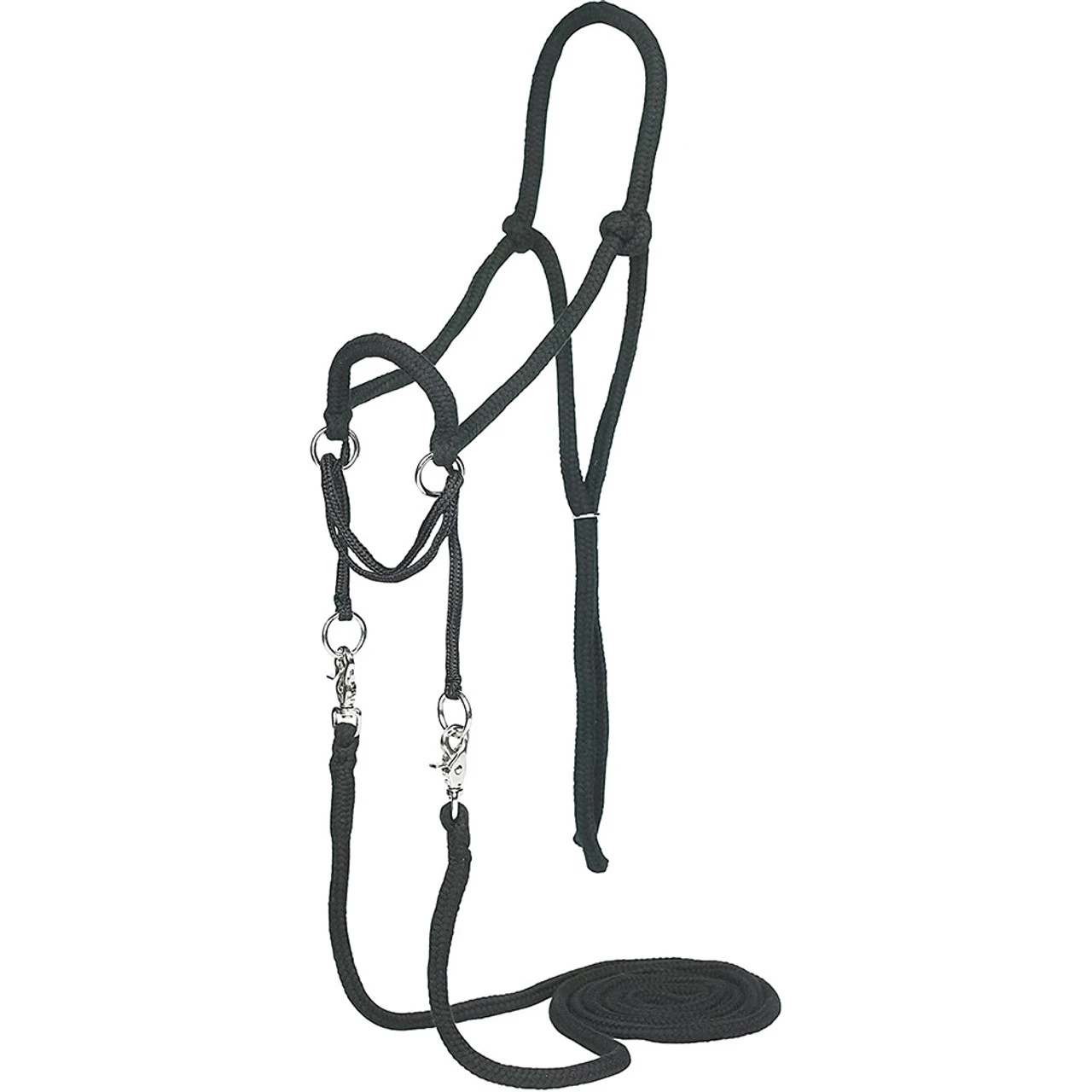 MUSTANG Nylon Bitless Bridle With Reins