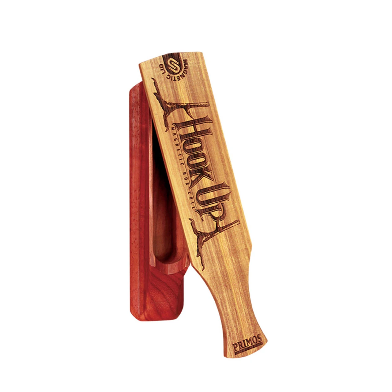 PRIMOS Hook Up Turkey Magnetic Box Call With Gobble Band (259)