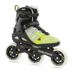 ROLLERBLADE Men's Macroblade 110 3WD Grey/Yellow Fitness Inline Skate (07100000812)