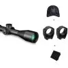 VORTEX Venom 5-25x56 FFP EBR-7C MRAD Reticle Riflescope W/ Precision Matched 34mm Scope Rings, Logo Black Camo Hat And Microfiber Cleaning Cloth