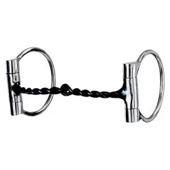 WEAVER LEATHER 5in Sweet Iron Twisted Stainless Steel Dee Bit (25-2510)