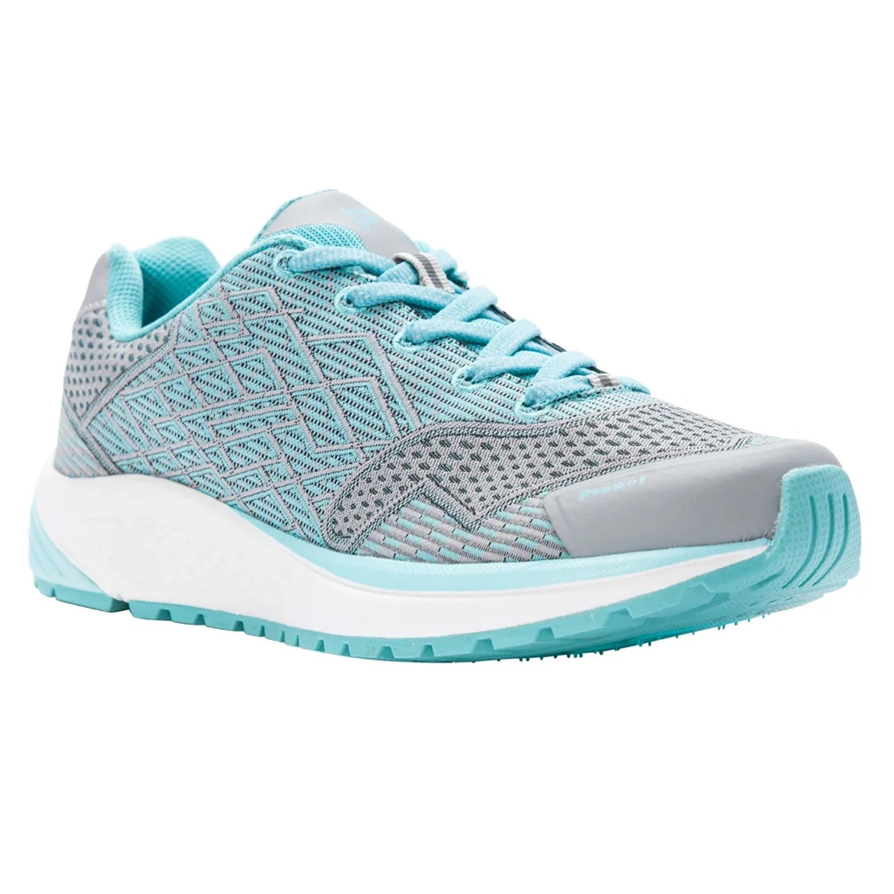 PROPET Women's Propet One Gray/Mint Shoes (WAA102M-GMI)