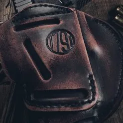1791 GUNLEATHER 4WH 4 Way Signature Brown RH Size 4 Holster (4WH-4-SBR-R)