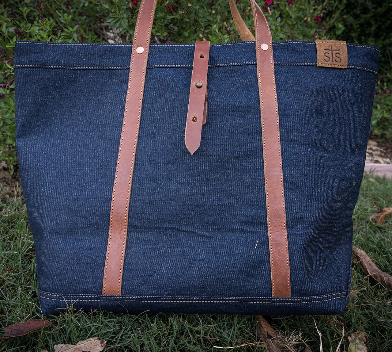 STS Blue Bayou Denim Tote (33146) - Image 6
