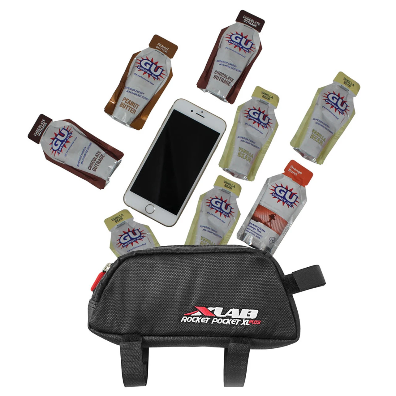 XLAB Rocket Pocket XL Plus Black Strap Mounted Bag (2737) - Image 4