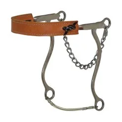CIRCLE Y Mechanical Hackamore Leather Bit (DR056)