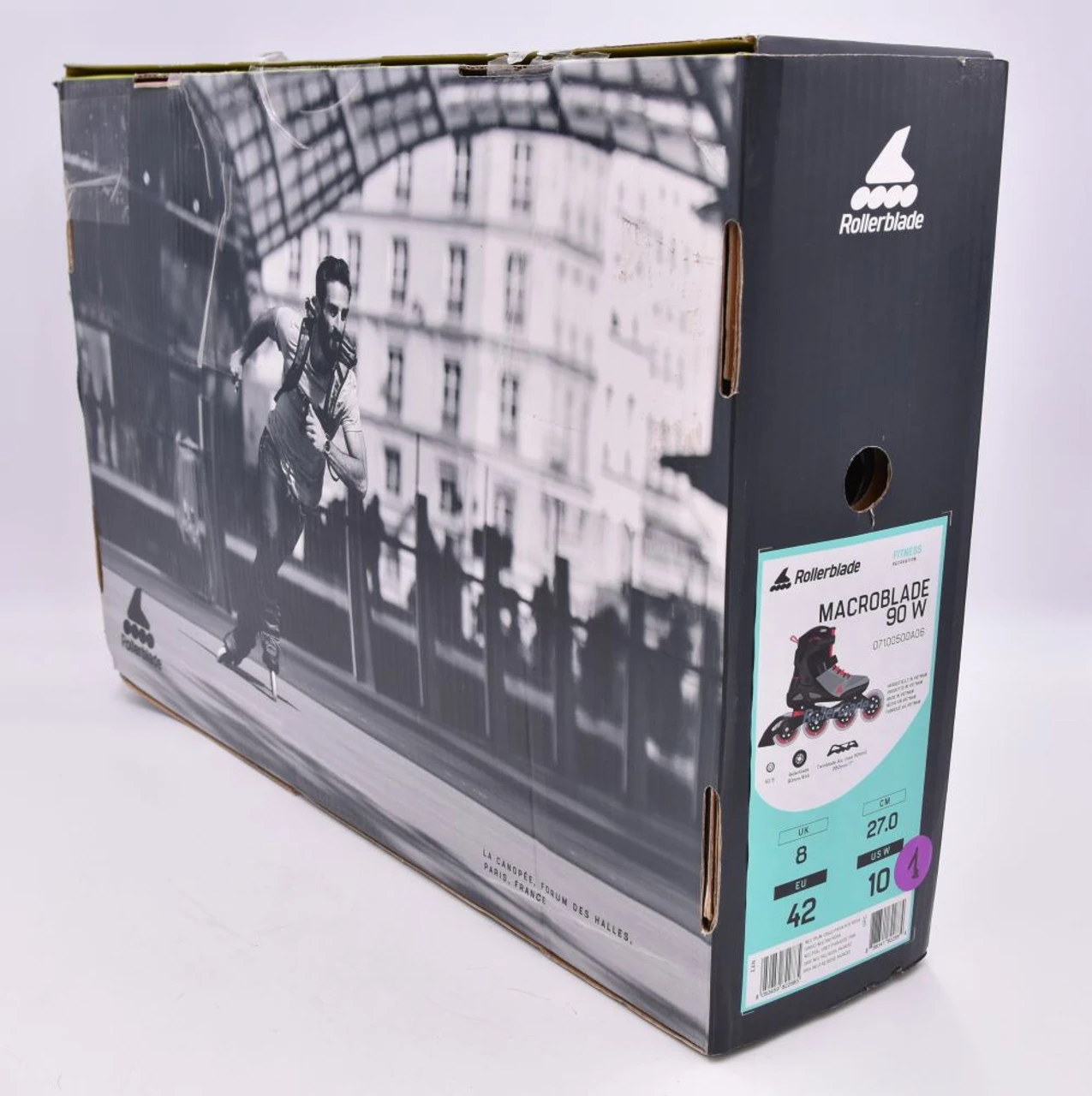 Open Box (Great Condition, Limited Use): ROLLERBLADE Macroblade 90 W, Color: Neutral Grey/Paradise Pink, Size: 10 (07100500A06-10) - Image 5