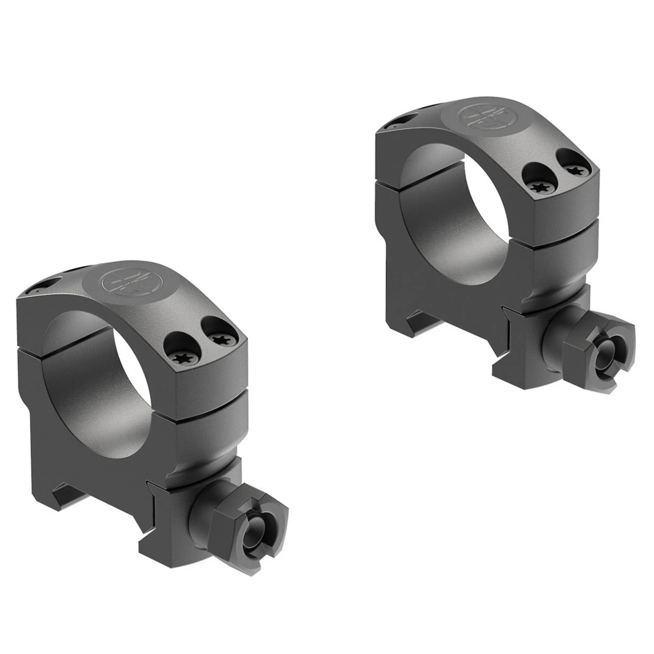 LEUPOLD Mark 4 1inch Medium (Aluminum) Matte Black Scope Rings (57524)