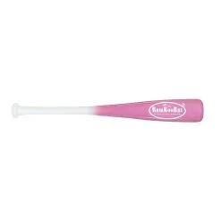 BAMBOOBAT BY PINNACLE SPORTS EQUIPMENT INC BAMBOOBAT BY PINNACLE SPORTS EQUIPMENT Adult White Handle/Pink Barrel 21in One Hand Training Bat (HWBP-21T)