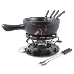 SWISSMAR Gruyere 9 Pc Ceramic Fondue Set (F66901)