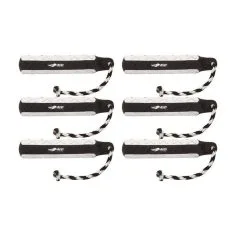 AVERY 6 Pack Of 2in Black/White HexaBumpers (02716)