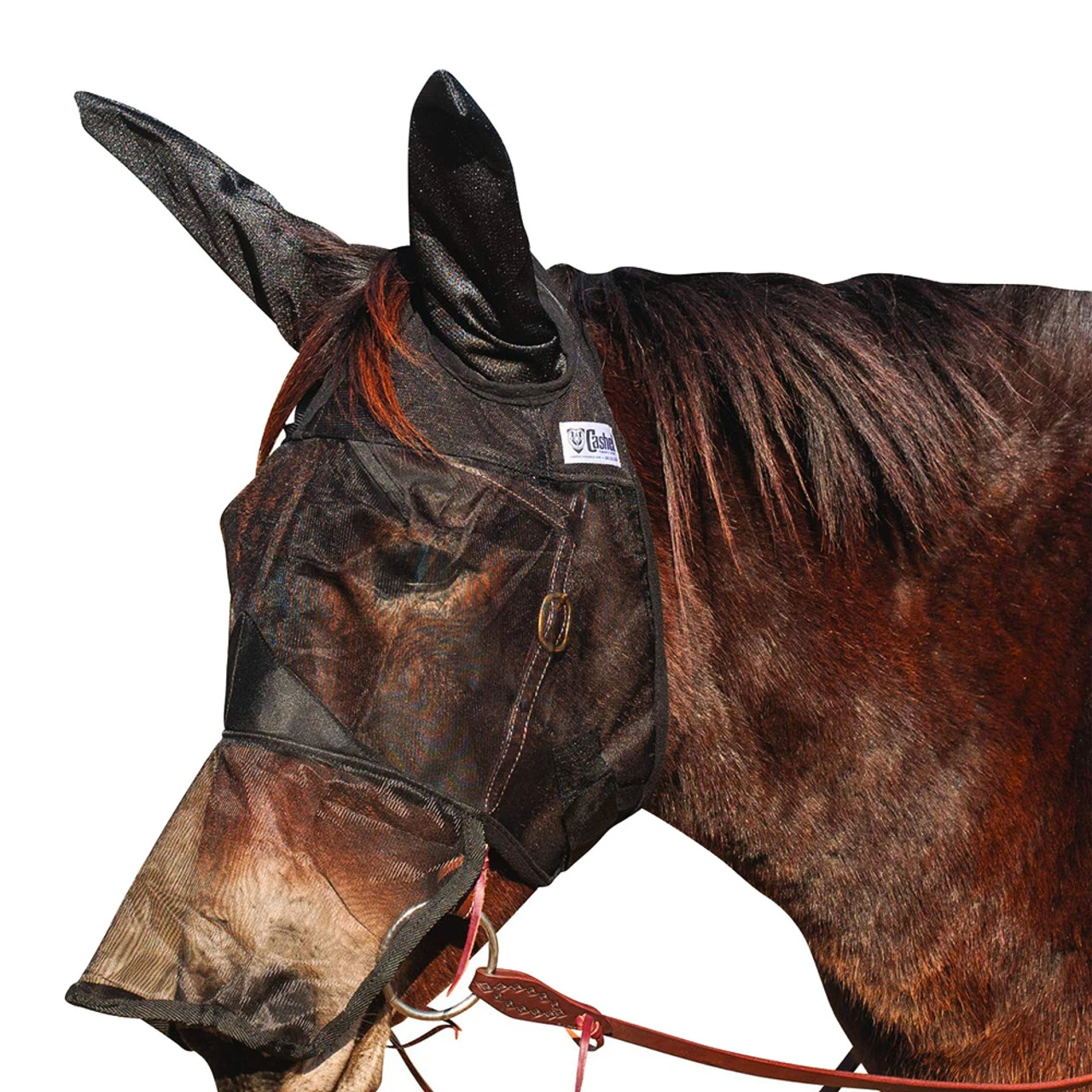 Cashel Company CASHEL Quiet Ride Mule Long Nose Fly Mask Ears - Image 4