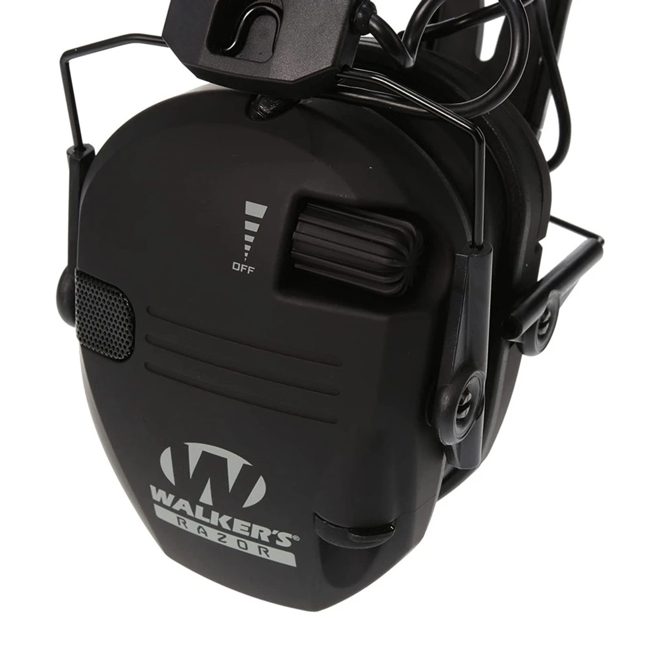 WALKER'S GAME EAR Razor Tacti-Grip Black Electronic Earmuff (GWP-RESEMRH) - Image 4