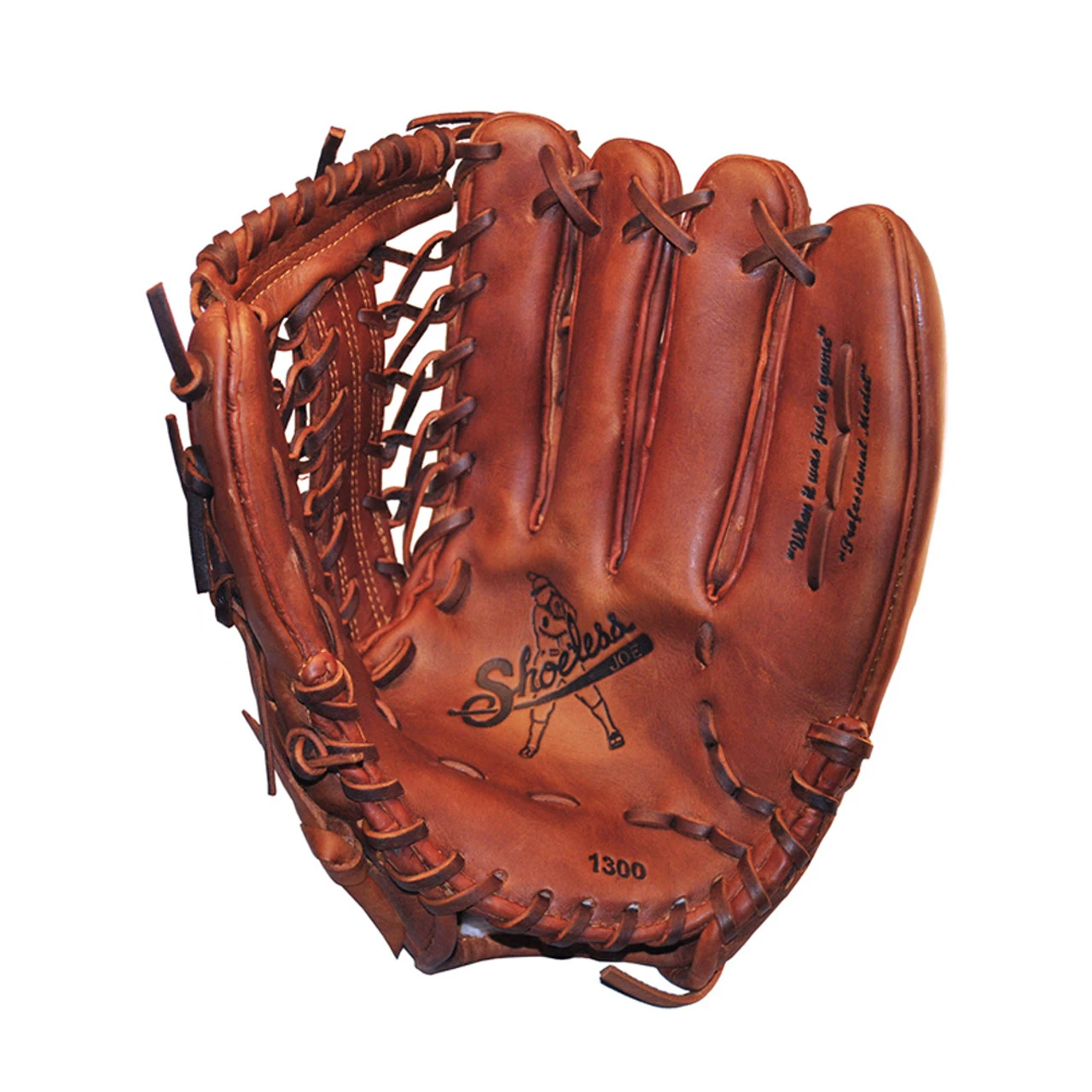 SHOELESS JOE BALLGLOVES 13in Modified Trap Left Hand/Right Hand Throw Glove (1300MT)