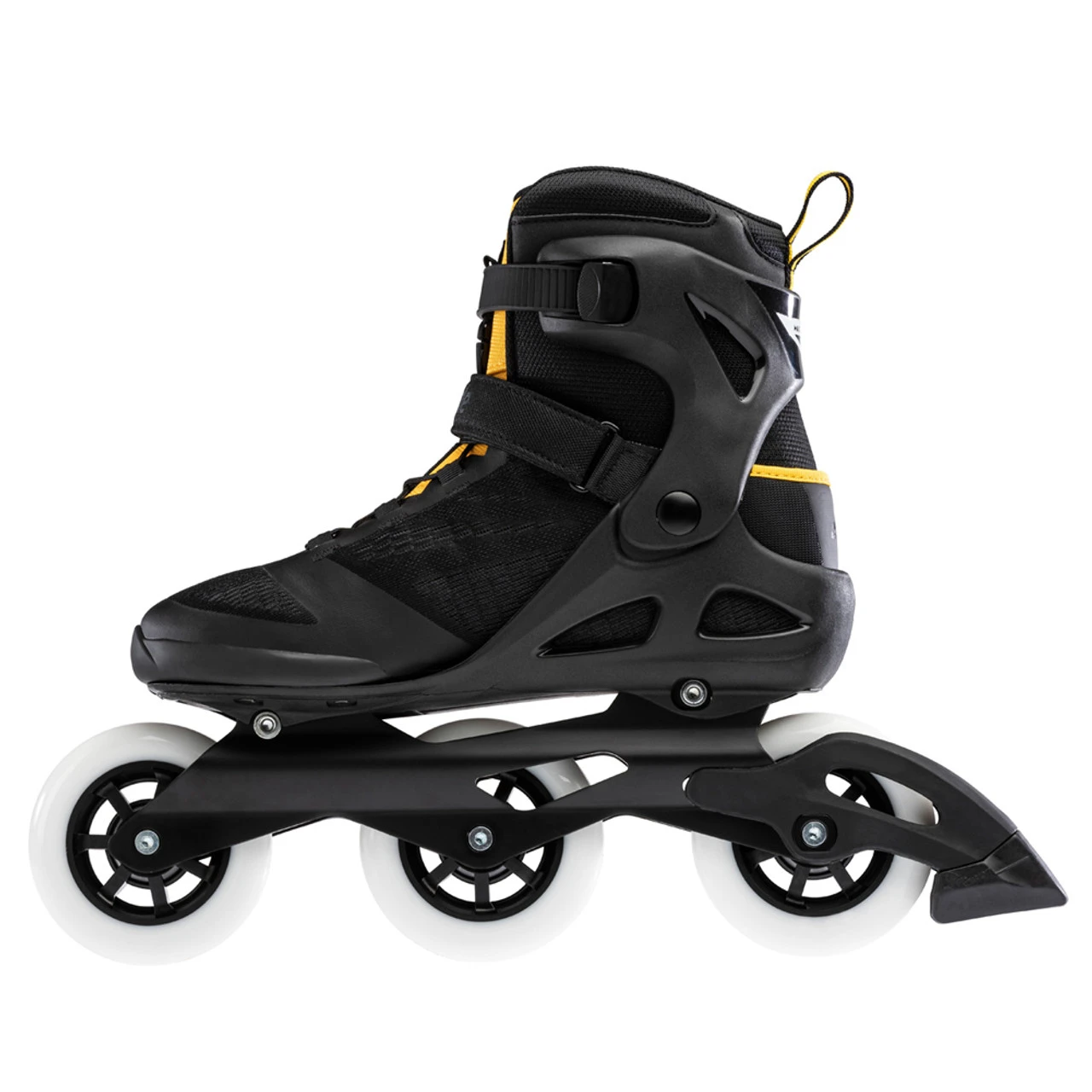 ROLLERBLADE Men's Macroblade 100 3WD Black/Safron Yellow Fitness Inline Skate (07100200S25) - Image 3