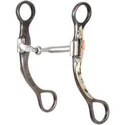 CLASSIC EQUINE Floral Scroll Tool Box Straight Shank Bit With Smooth Bar (TBBIT36SS20)