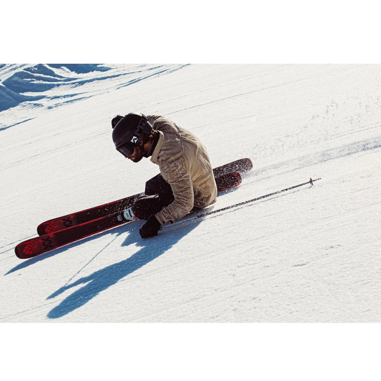 VOLKL M6 Mantra Black/Red Skis (122404) - Image 4