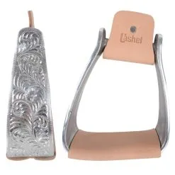 Cashel Company CASHEL Engraved 3in Slanted Stirrups (SA-SS-3E)