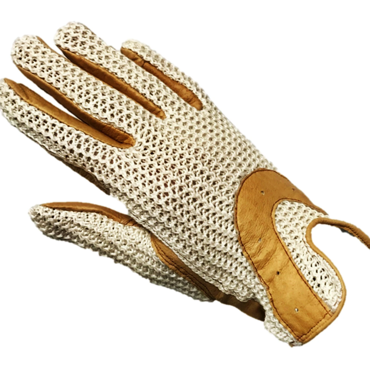 OVATION Ladies Crochet Gloves (480110TAN) - Image 3
