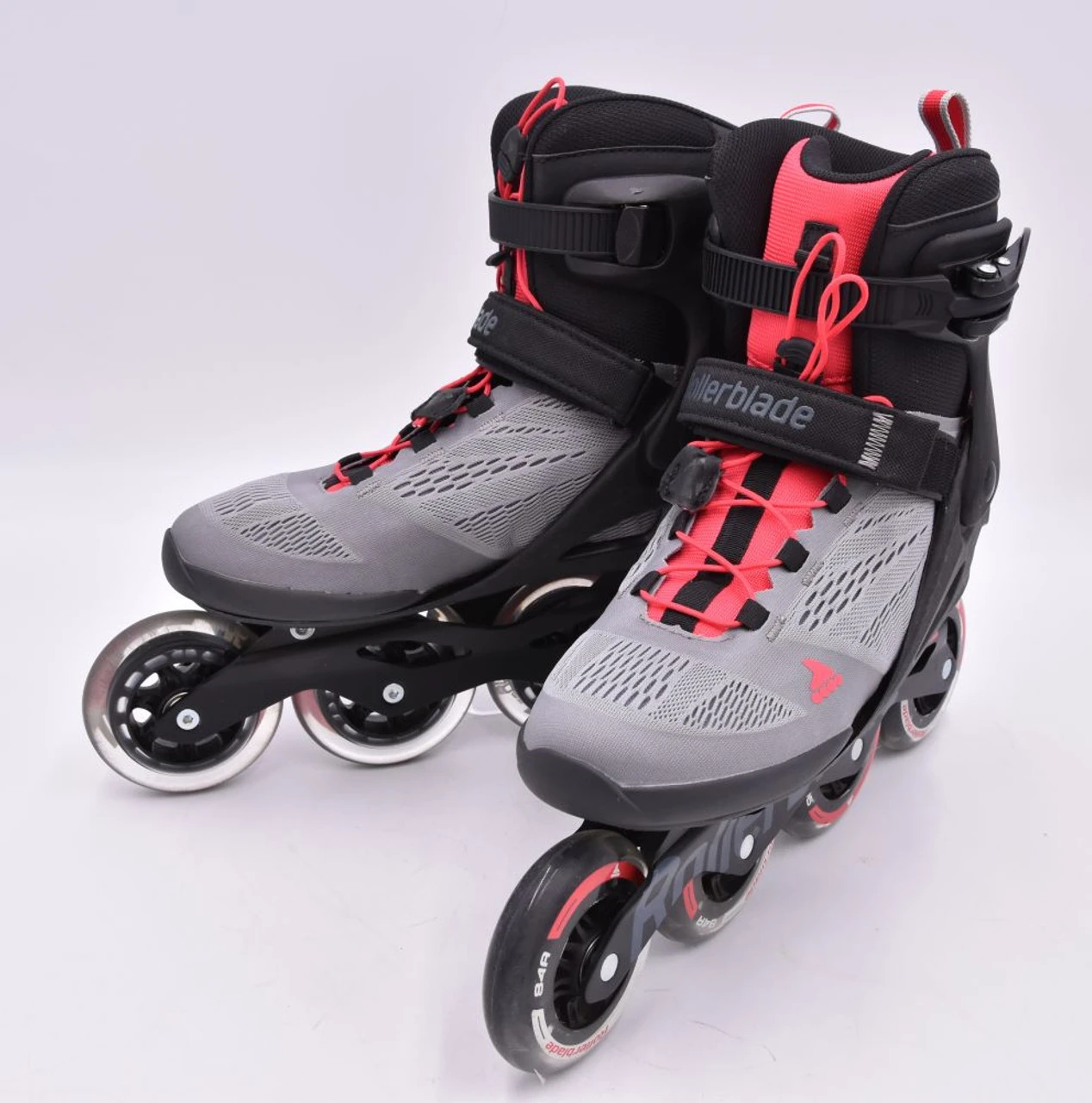 Open Box (Great Condition, Limited Use): ROLLERBLADE Macroblade 90 W, Color: Neutral Grey/Paradise Pink, Size: 10 (07100500A06-10)
