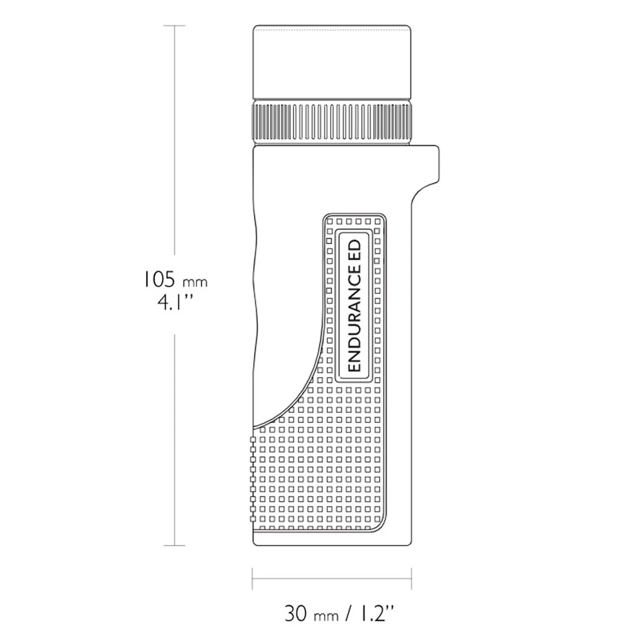 HAWKE Endurance ED 8x25 Green Monocular (36310) - Image 4