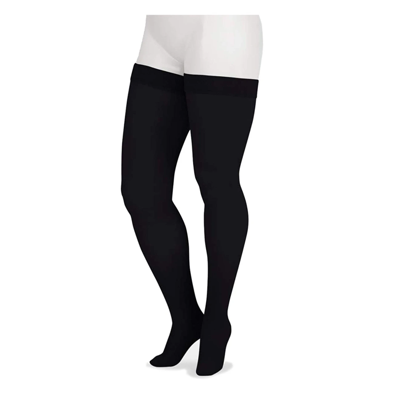 JUZO Soft Compression 20-30 MmHg FF Short Silicone Thigh High Stockings - Image 5