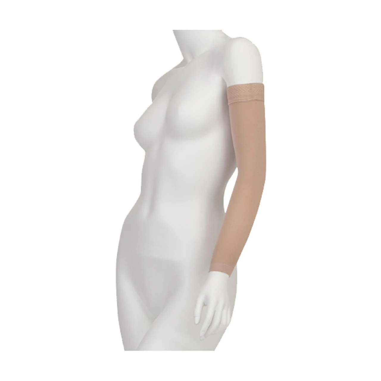 JUZO Soft Compression 20-30 MmHg Max Long Silicone Beige Arm Sleeve (2001MXCGLSB)