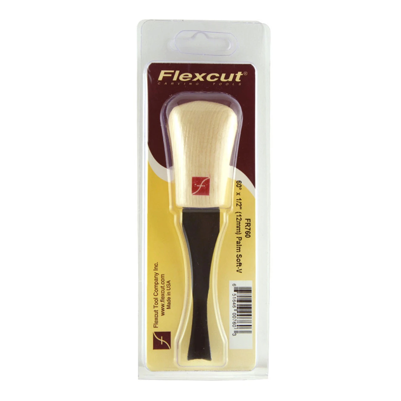 FLEXCUT 60 Deg X 1/2" Palm Soft V-Tool (FR760) - Image 3
