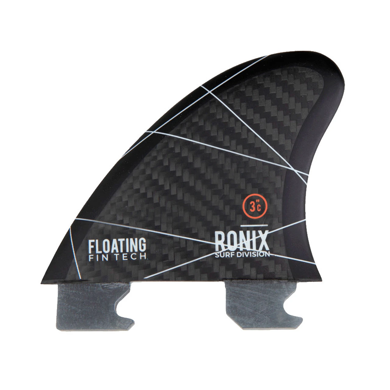 RONIX 3.0in Floating Fin-S 2.0 Tool-Less Fiberglass Surf Fin - Image 4