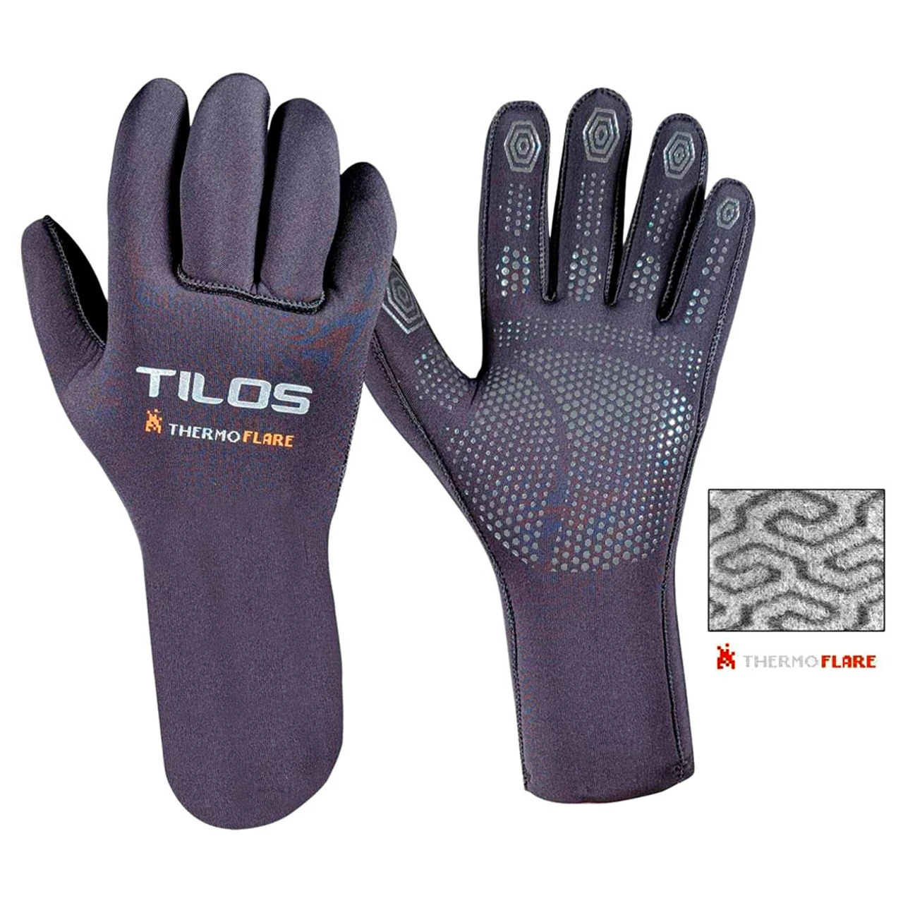 TILOS 3mm Thermoflare Superstretch Black Glove (GT318BK)