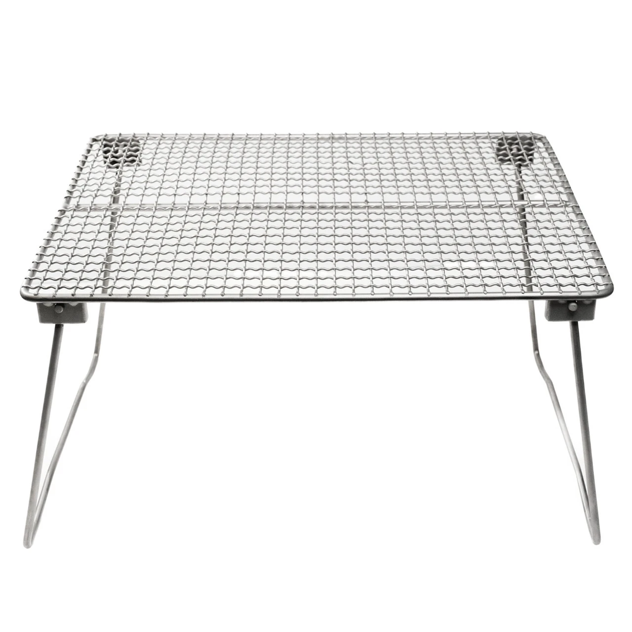 GRITR Titanium Grill Mesh With Protective Case, Titanium Tongs, Hanging Hooks - Image 3