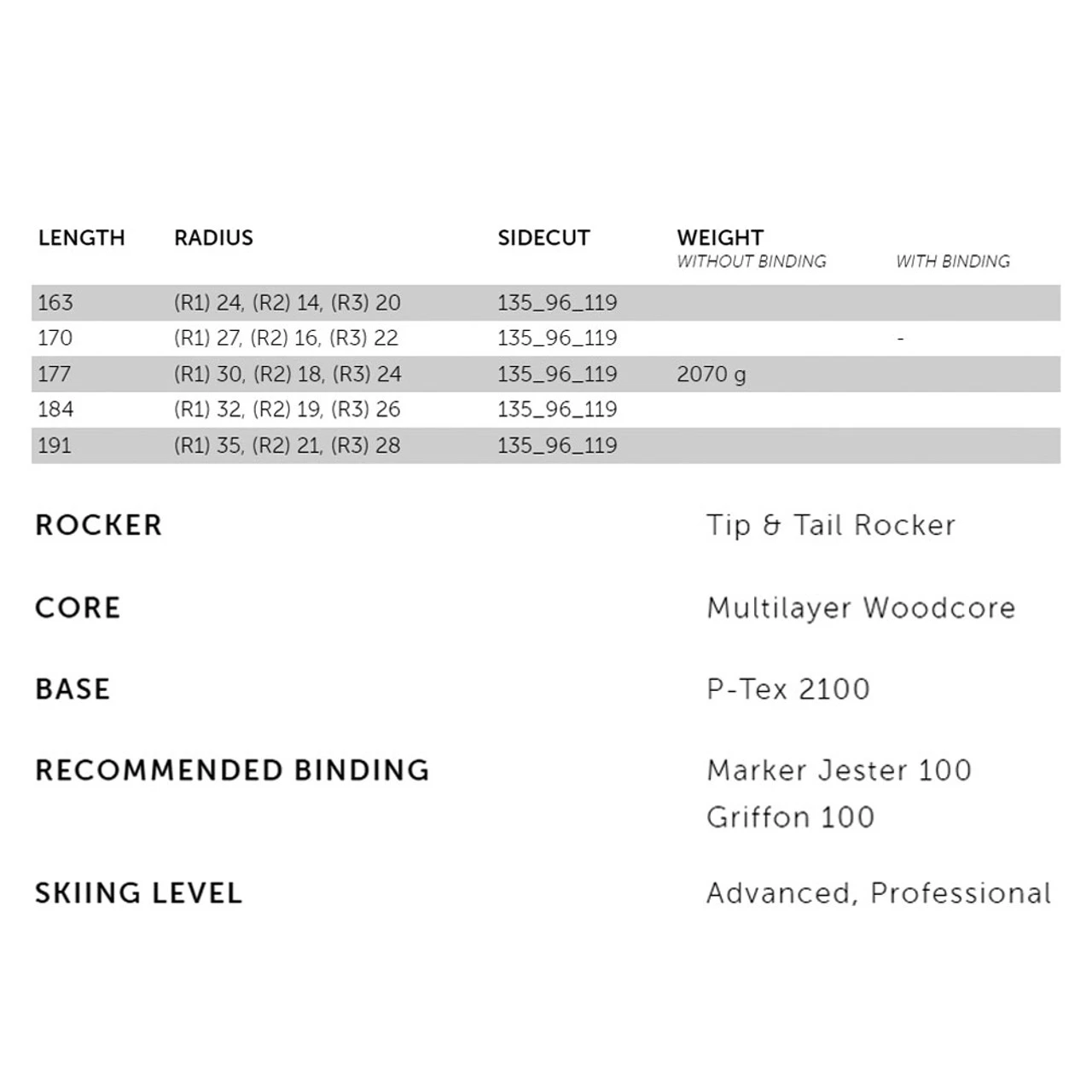 VOLKL M6 Mantra Black/Red Skis (122404) - Image 5