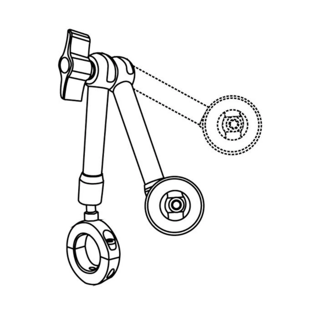 MYGOFLIGHT Robinson Helicopter Console Bar 1 1/4in Mount (MNT-1875) - Image 4