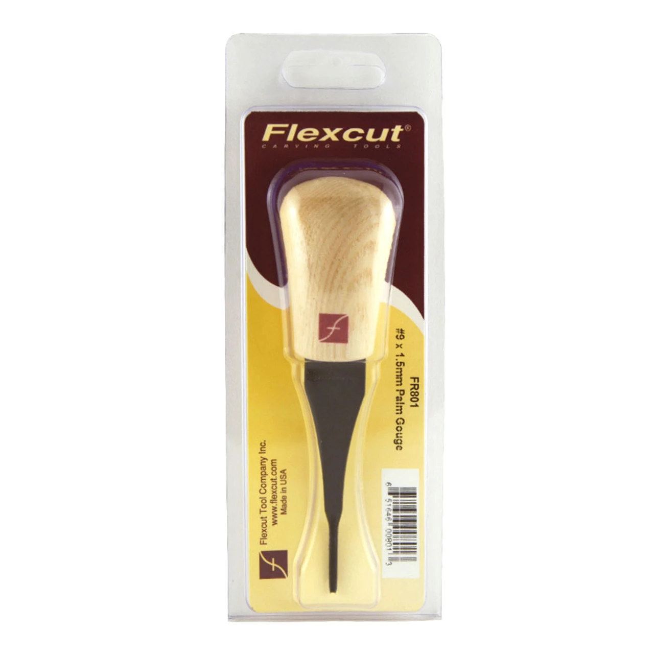 FLEXCUT #9 X 1.5mm Palm Micro-Gouge Tool (FR801) - Image 3
