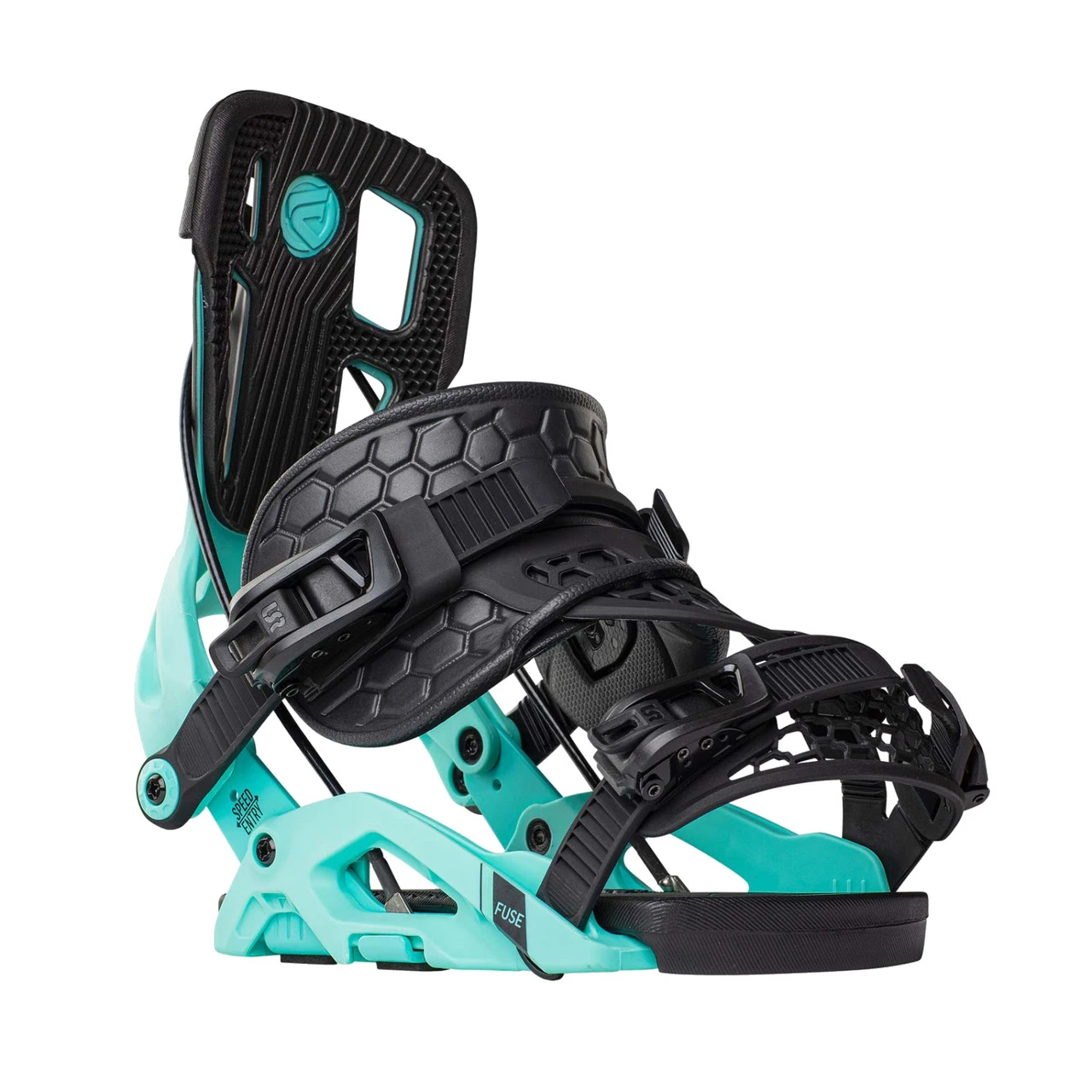 FLOW Men's Fuse Hybrid Blackaqua Bindings (F.23.BNM.FUH.TQ)