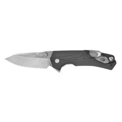 KERSHAW Drivetrain 3.2in Stonewashed Silver Blade Black Handle Folding Knife (8655)