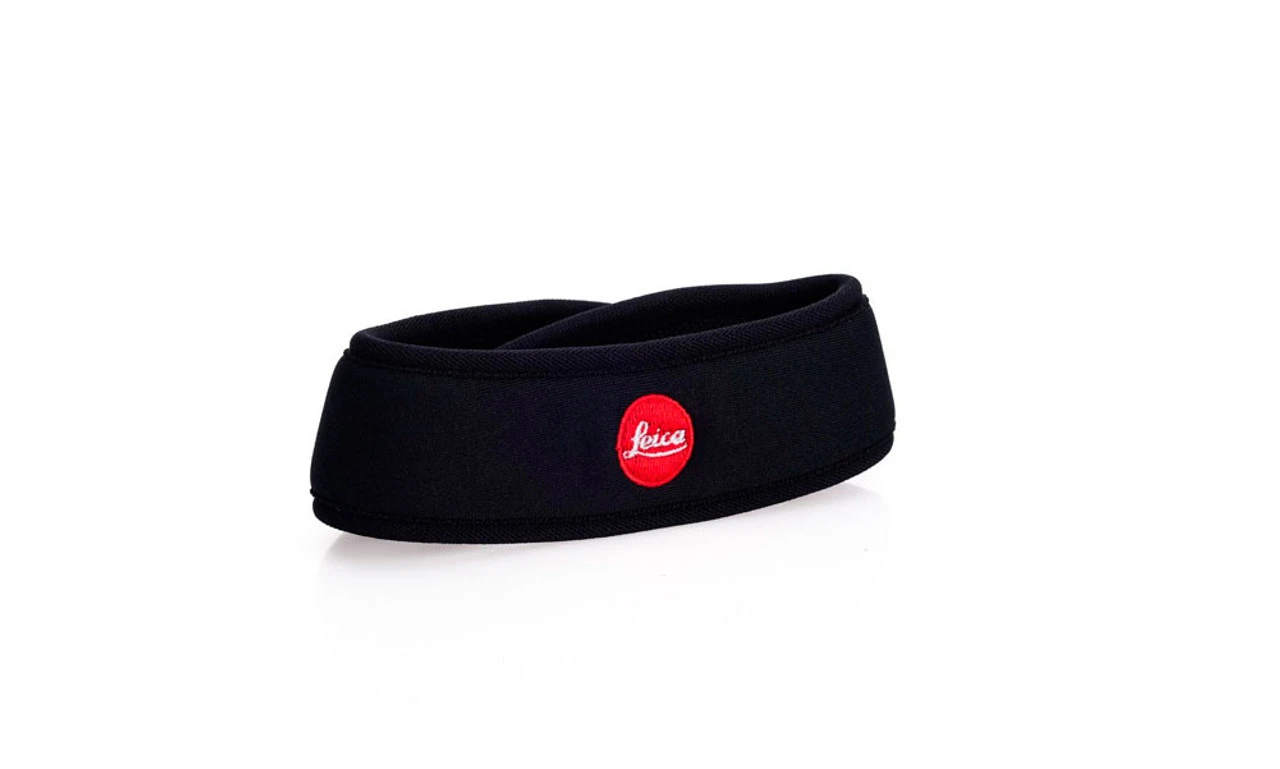 LEICA Neoprene Pitch Black Bino Neck Strap (42052) - Image 2