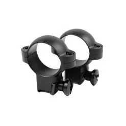 BURRIS RimFire And Airgun 1in Medium Steel Black Rings (420069)