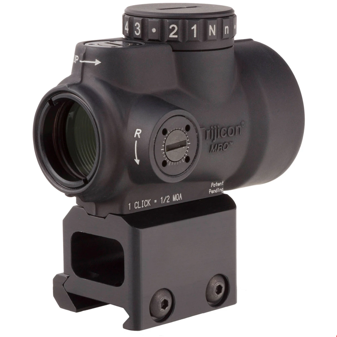TRIJICON Miniature 1x25 2 MOA ADJ Red Dot With Mount AC32069 MRO Reflex Sight (MRO-C-2200006) - Image 3