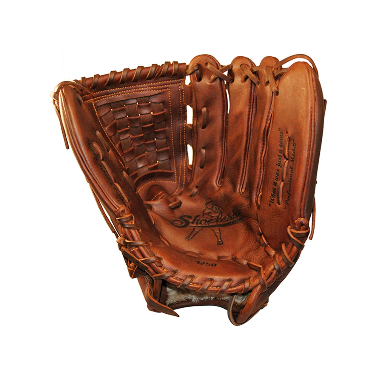 SHOELESS JOE BALLGLOVES 12 1/2in Basket Weave Web Left Hand/Right Hand Throw Glove (1250BW)