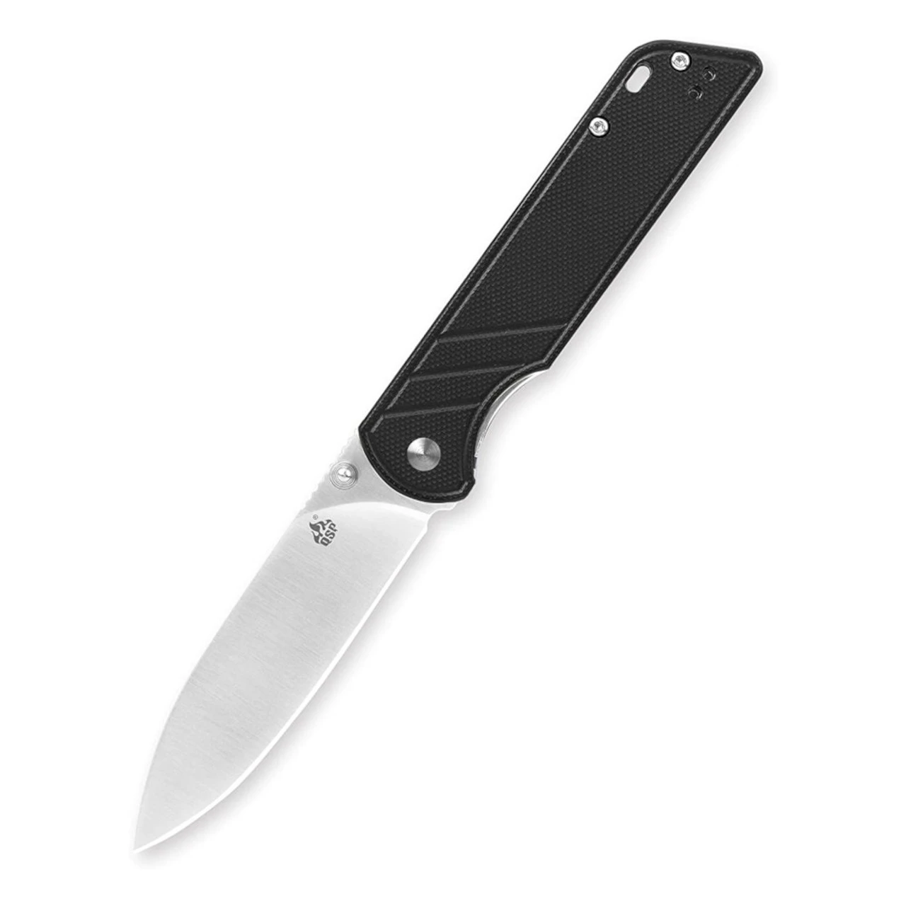 QSP Parrot G10 Copper Washer Pocket Knife