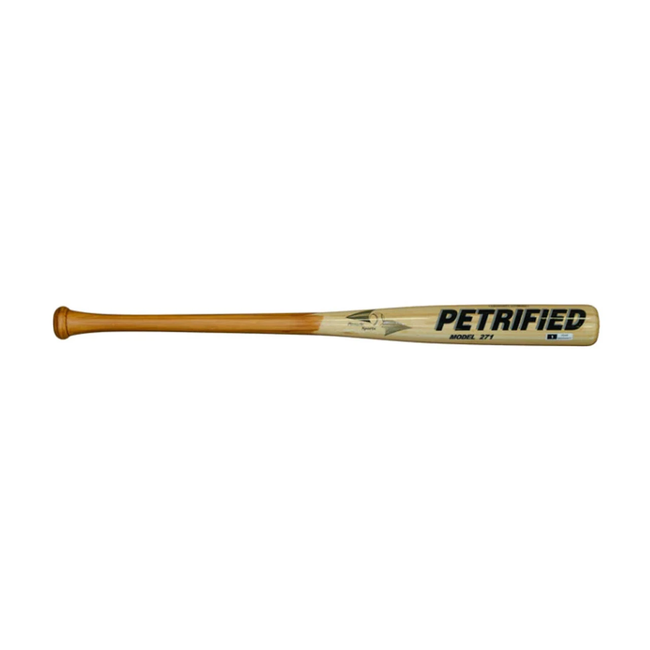 BAMBOOBAT BY PINNACLE SPORTS EQUIPMENT INC BAMBOOBAT Adult Hickory Hybrid Brown Handle/Natural Barrel LG Graphic Baseball Bat (PET-HGBN271LG)