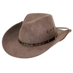 OUTBACK TRADING Gold Dust Brown Hat (14718-BRN)