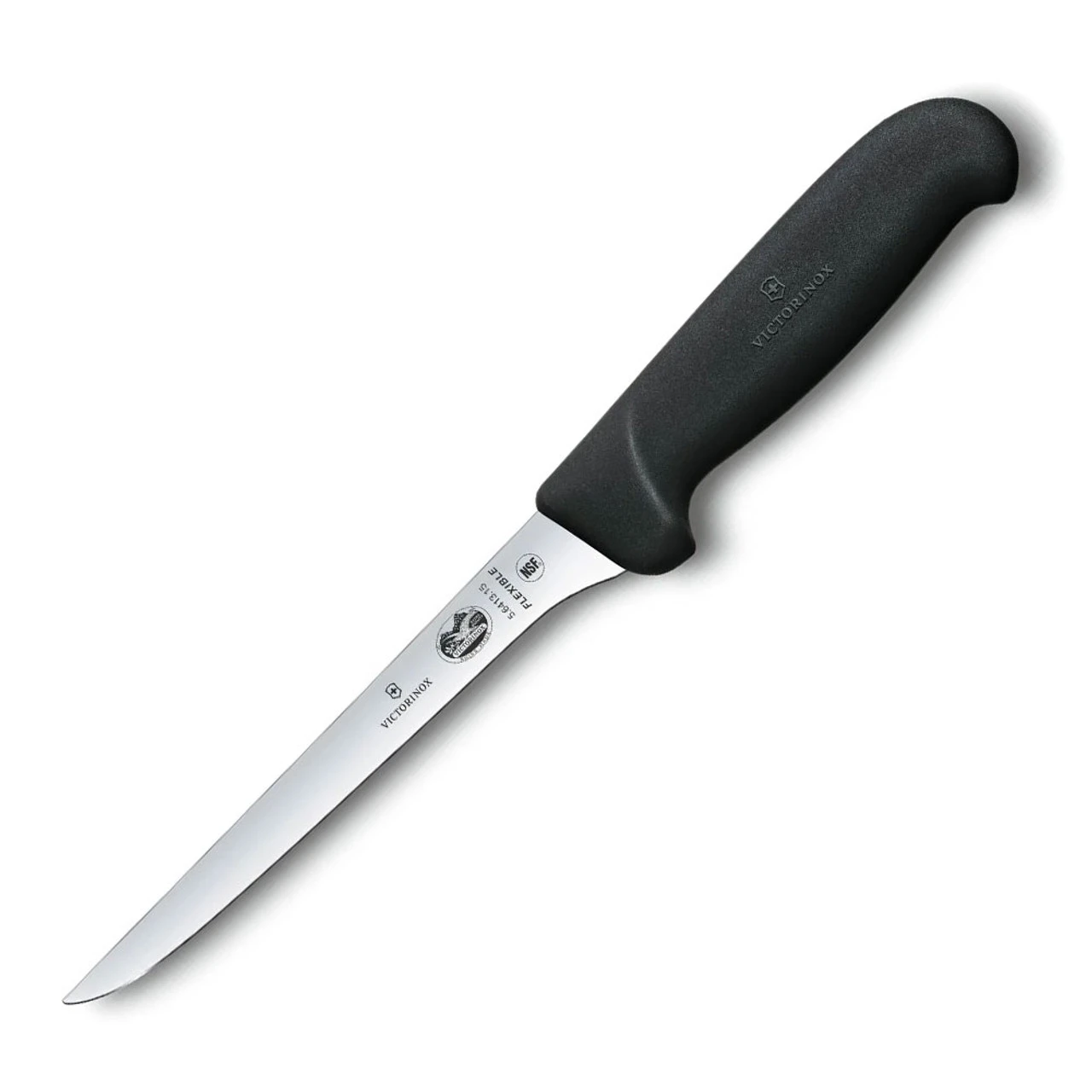 VICTORINOX 6in Narrow Flexible Boning Knife With Black Fibrox Pro Handle (5.6413.15-X6)
