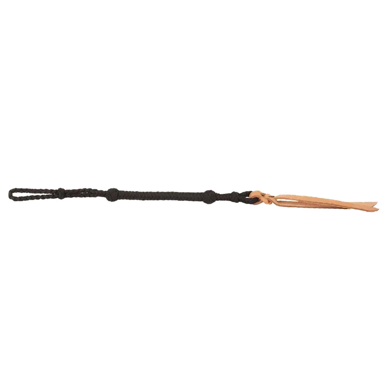 MUSTANG Nylon Braided Quirt With Leather End